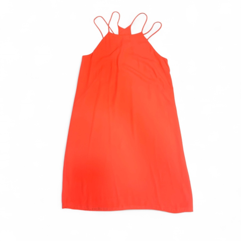 Elegant Orange Mini Dress